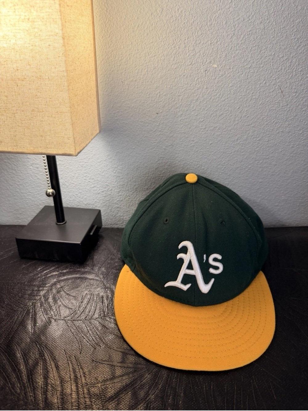 Oakland A's Green and Yellow Baseball Cap vintage for fathers day